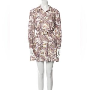 INTERMIX Paisley Long Sleeve Dress